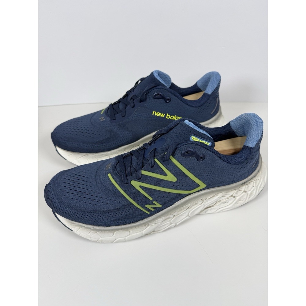 New Balance Men's Fresh Foam x More V4 Running Shoes Blue Size 12 D
